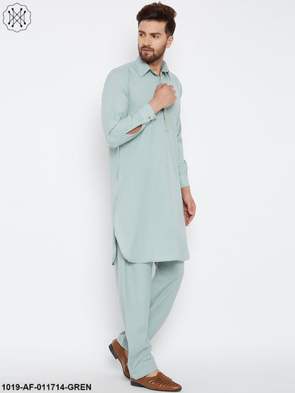 Men's Pista Kurta And Salwar Set