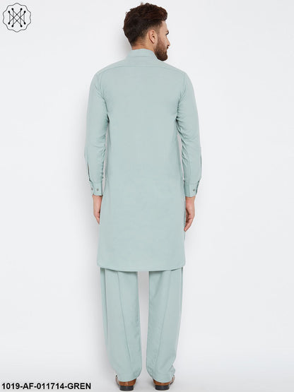 Men's Pista Kurta And Salwar Set