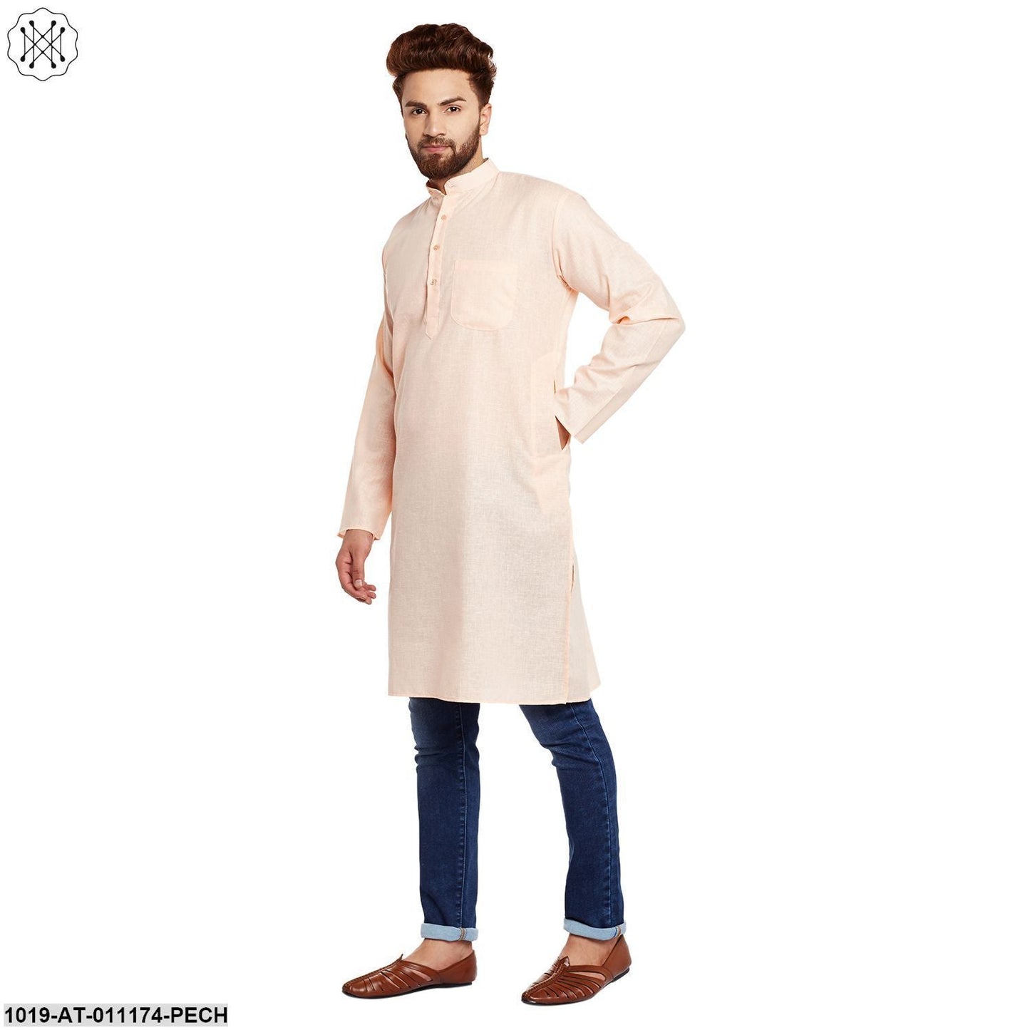 Men's Cotton Linen Kurta