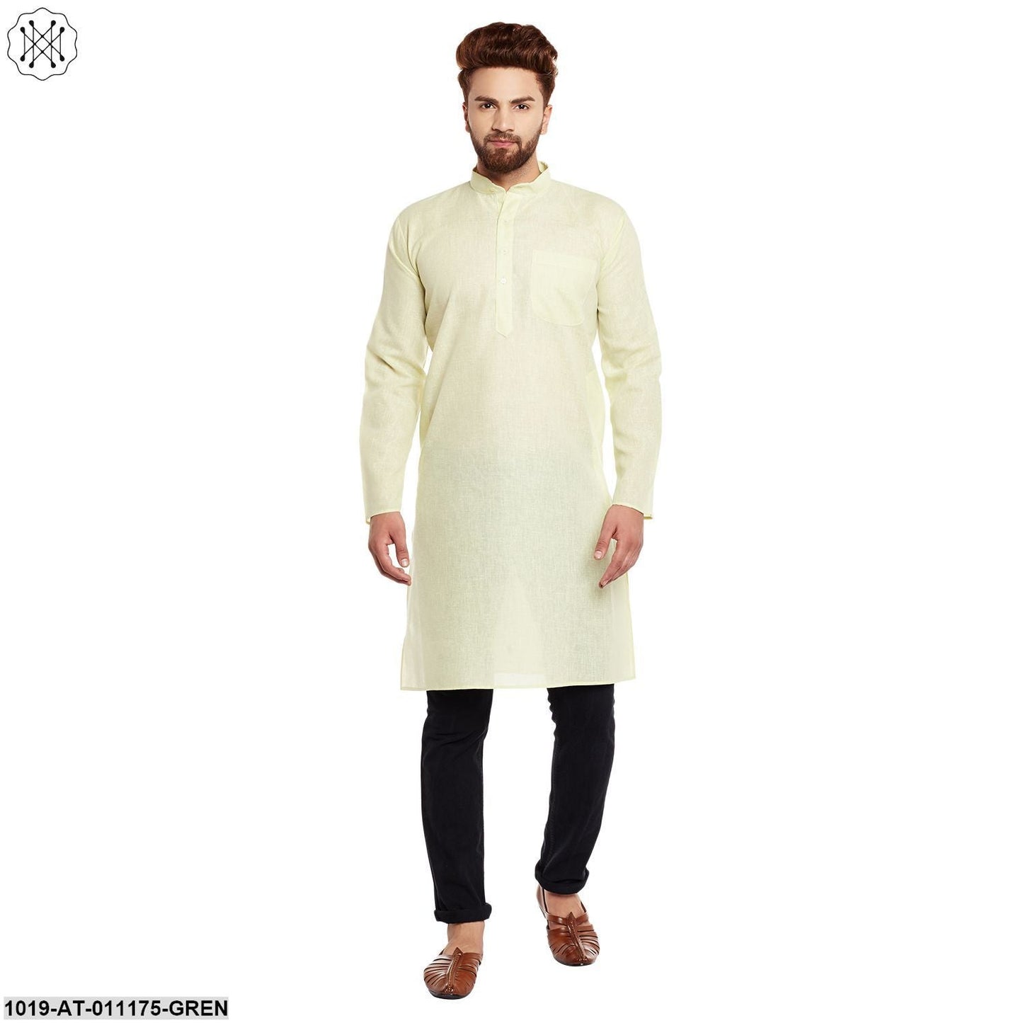 Men's Cotton Linen Kurta