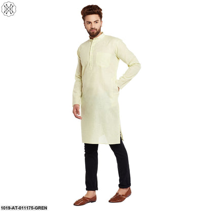 Men's Cotton Linen Kurta