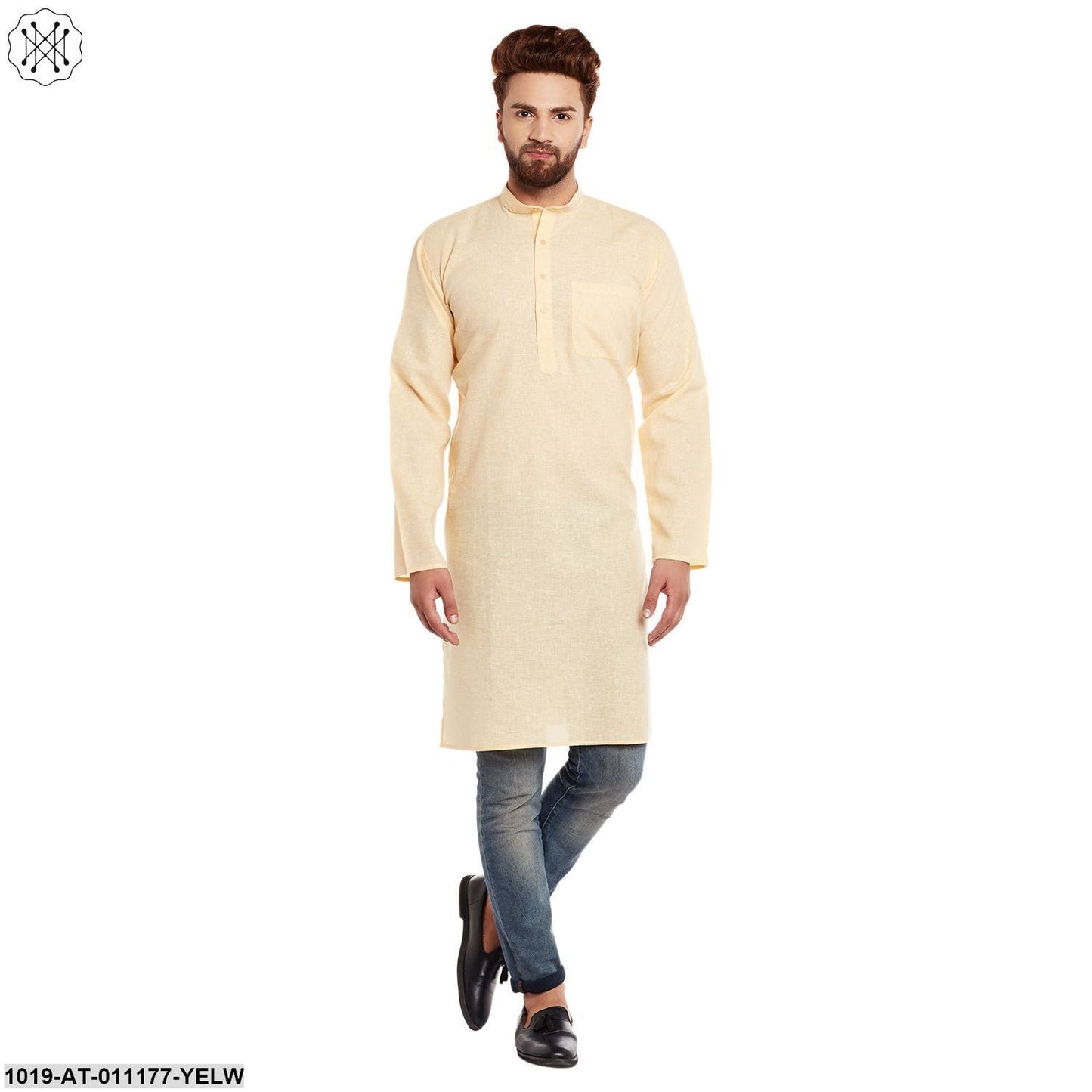 Men's Cotton Linen Kurta