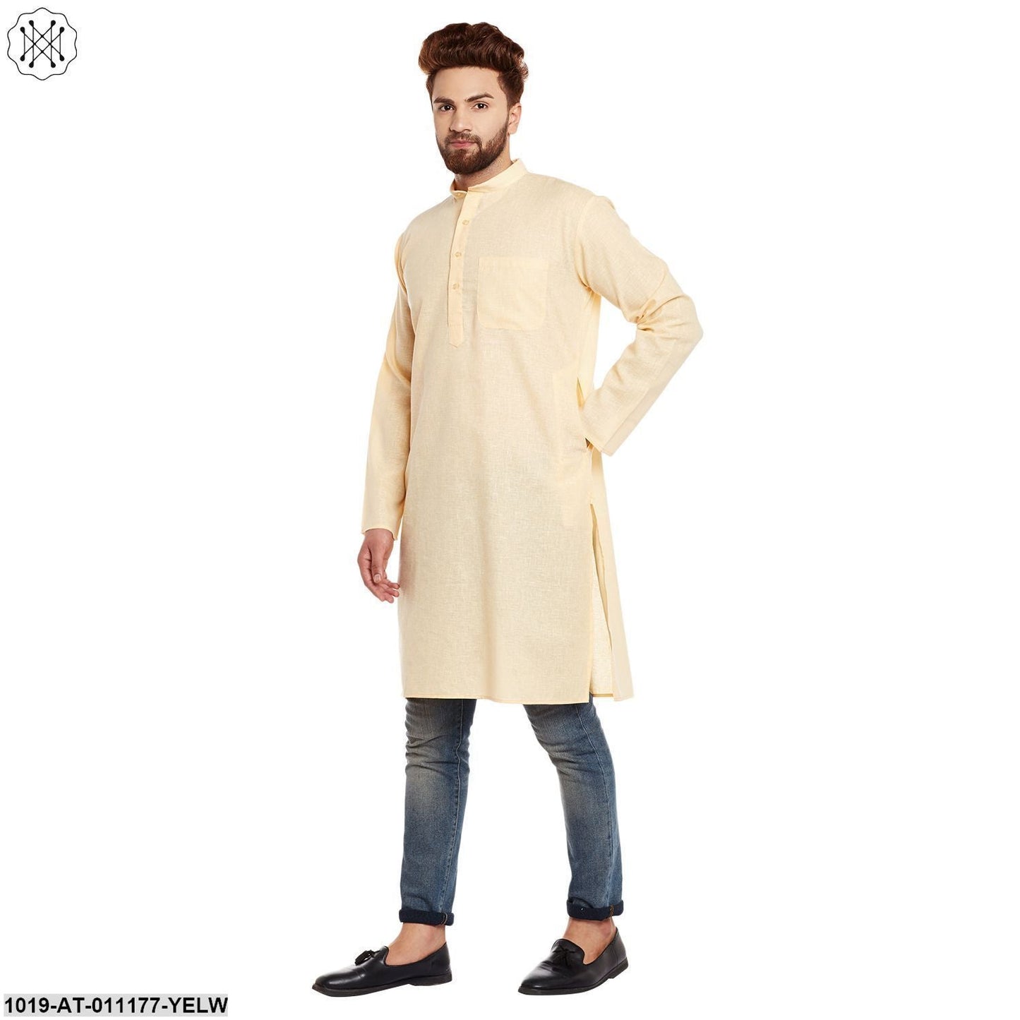 Men's Cotton Linen Kurta