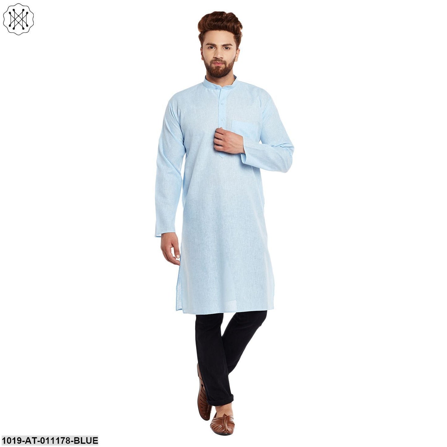 Men's Cotton Linen Kurta