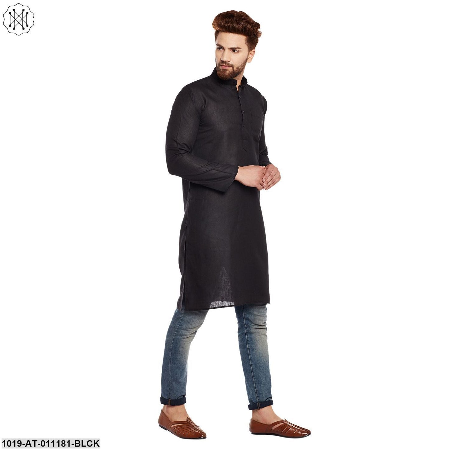 Men's Cotton Linen Kurta