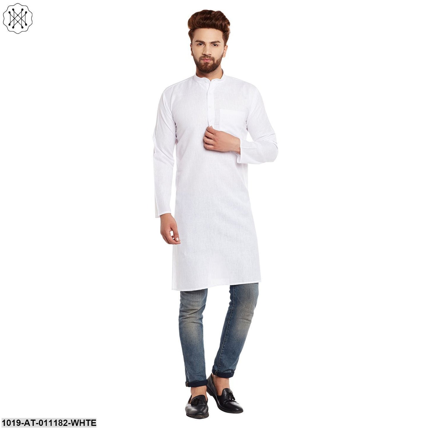 Men's Cotton Linen Kurta