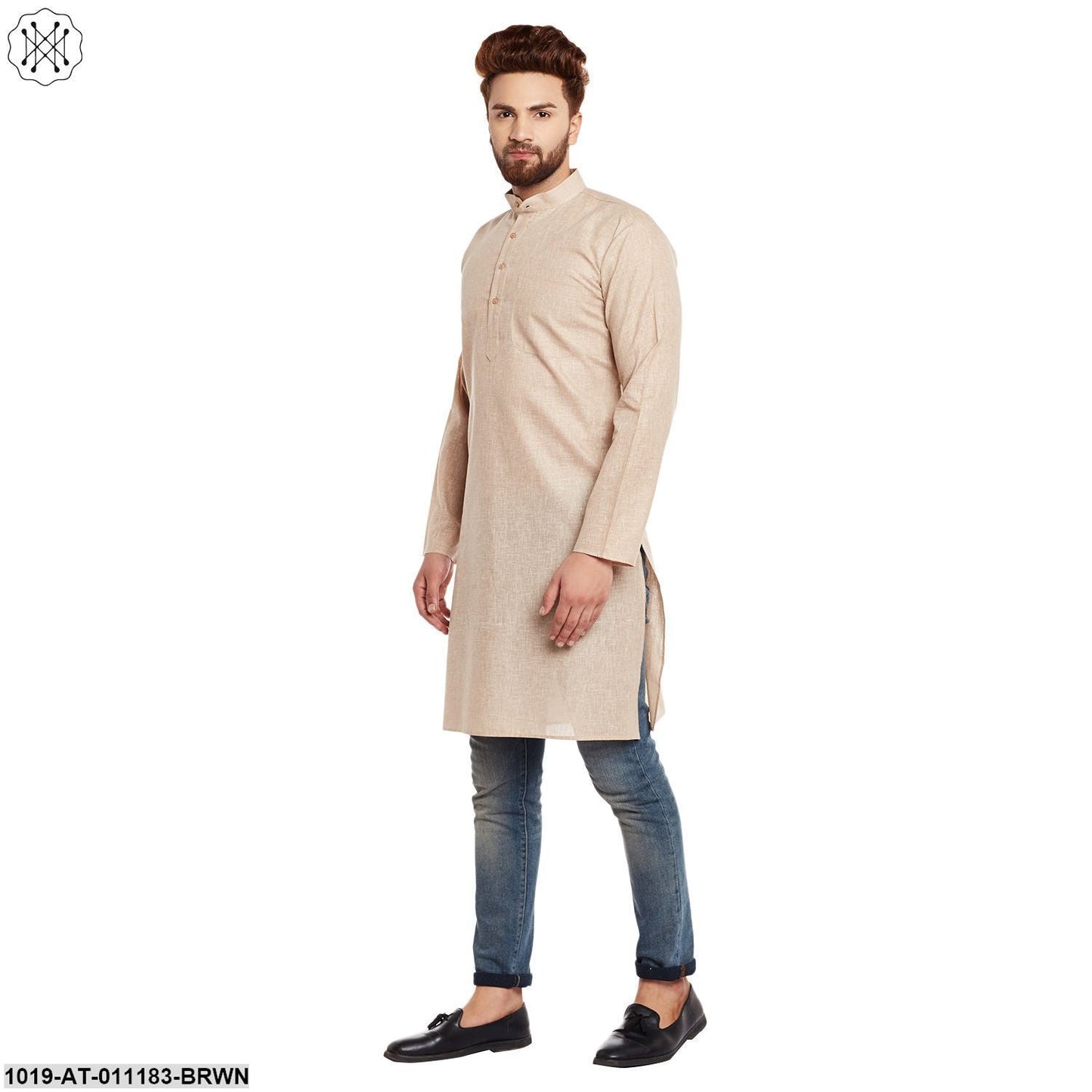 Men's Cotton Linen Kurta