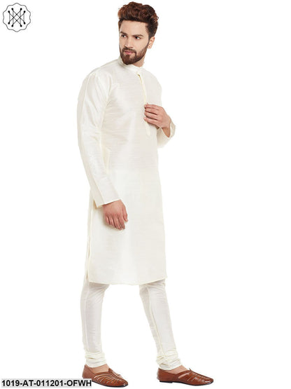 Men's Off-White, Dupion Silk Kurta