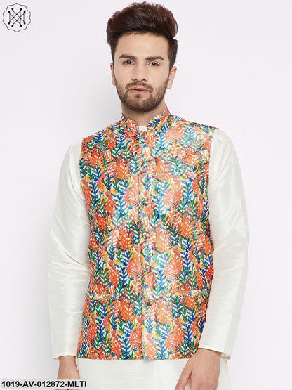 Men's Multicolored Nehru Jacket