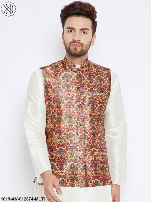 Men's Multicolored Nehru Jacket