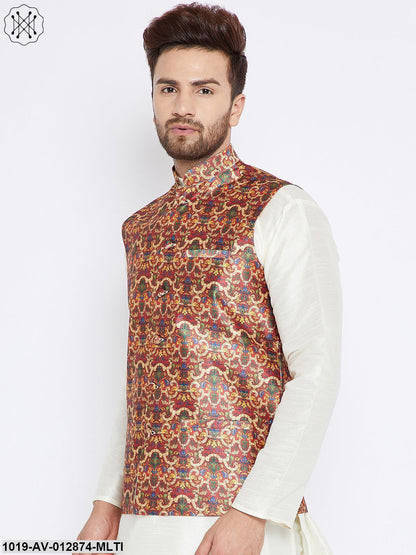 Men's Multicolored Nehru Jacket