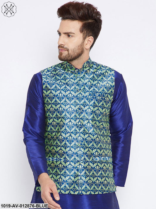 Men's Navy Blue Nehru Jacket