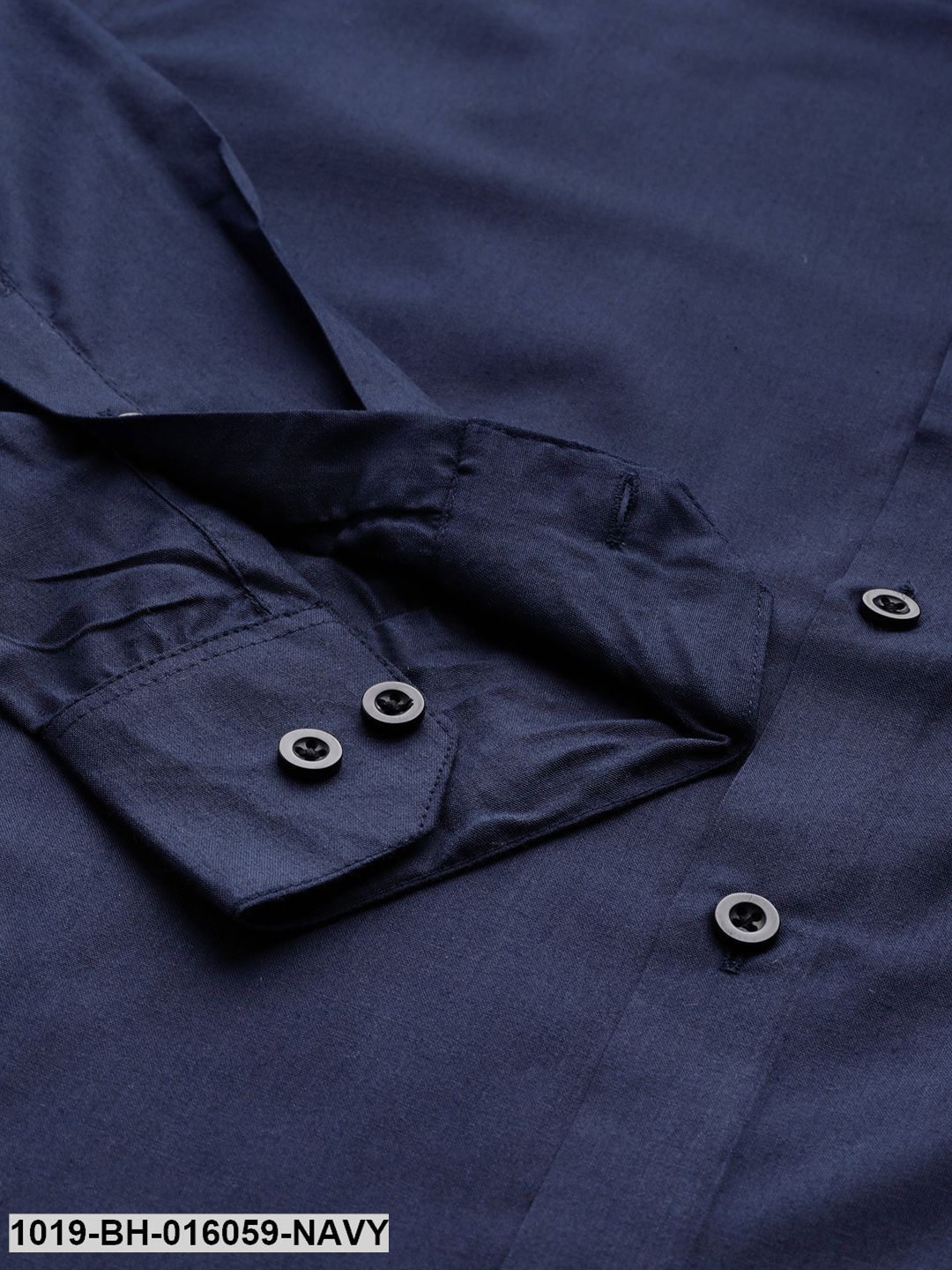 Men's Cotton Navy Blue Casual Shirt