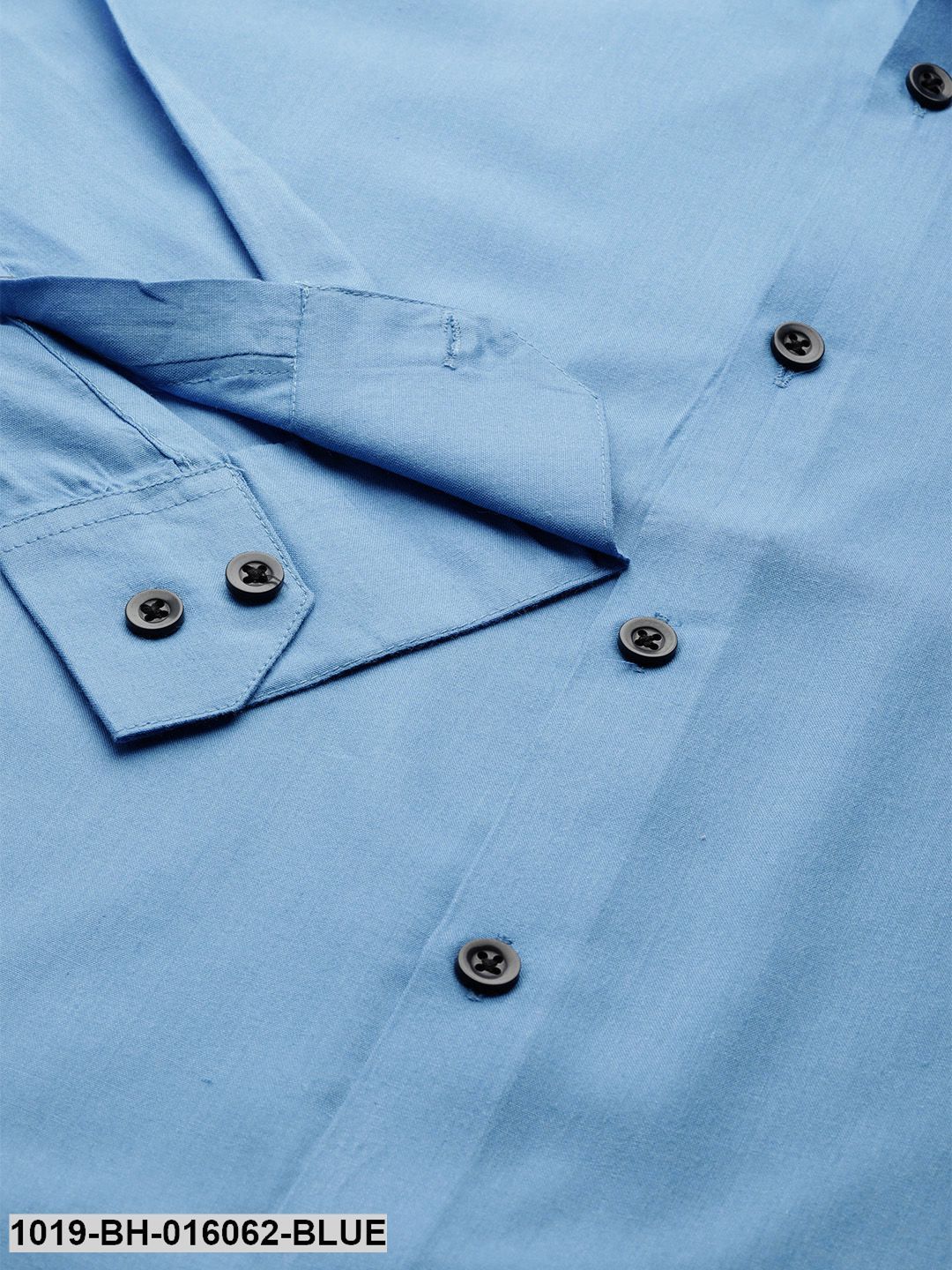 Men's Cotton Blue Casual Shirt