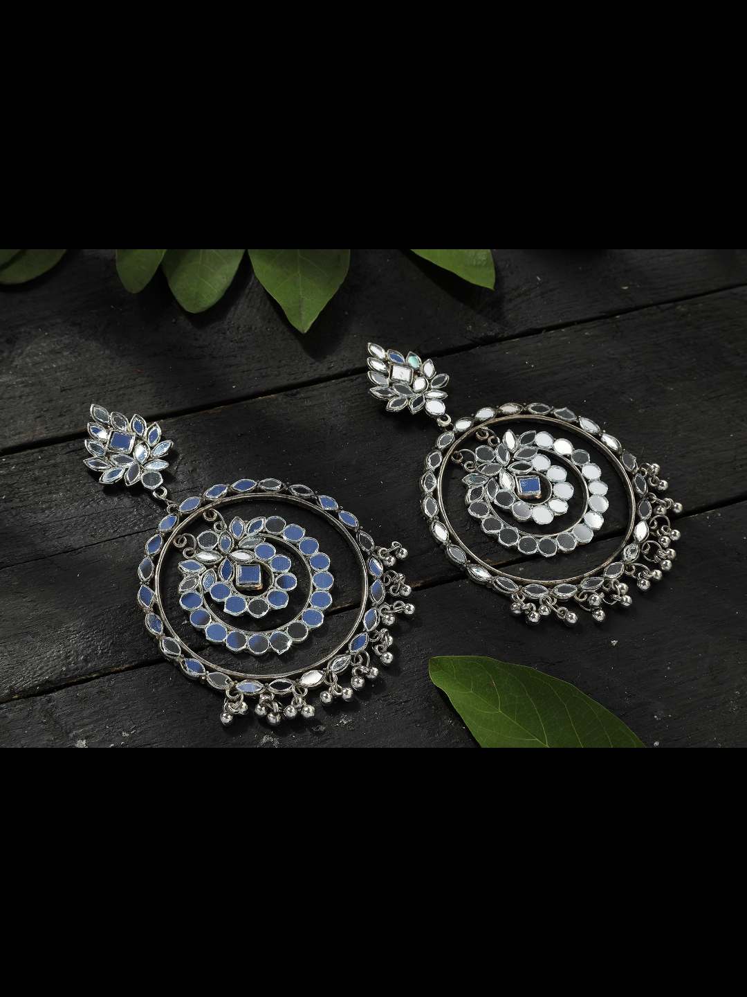 Paki Design Mirror Earrings Jhumkas Jker_072