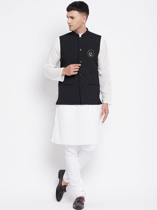 Men's Nehru Jacket With Eid Insignia