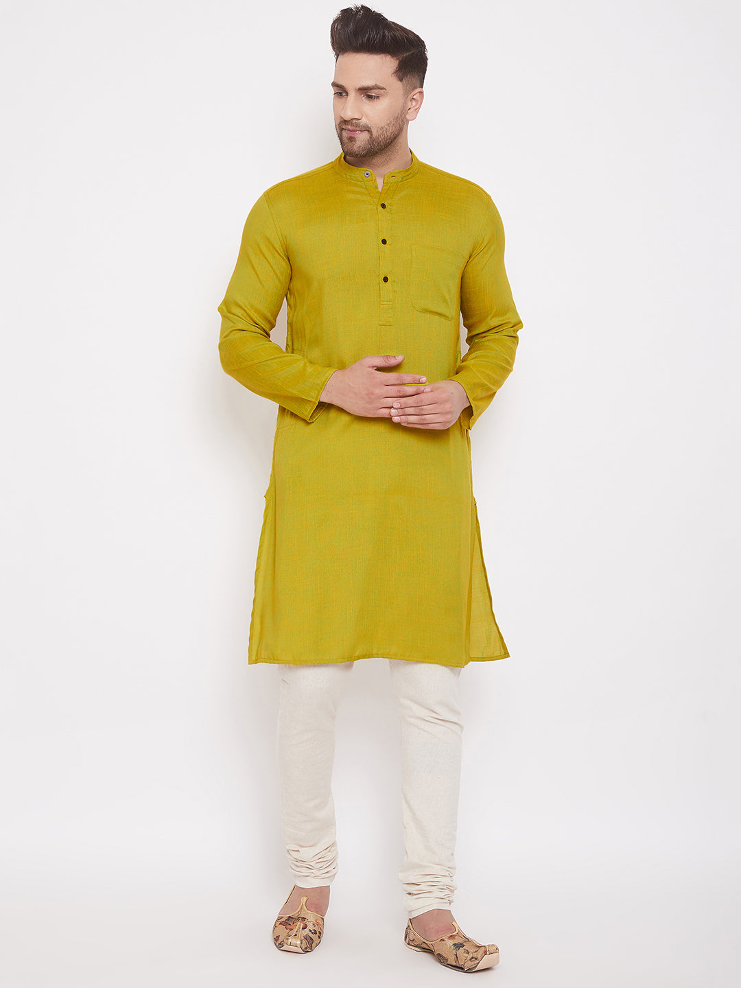 Men's Haldi Yellow Kurta