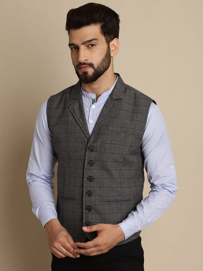 Men's Waistcoat With Notched Lapel