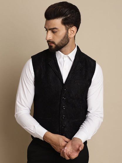 Men's Waistcoat With Notched Lapel