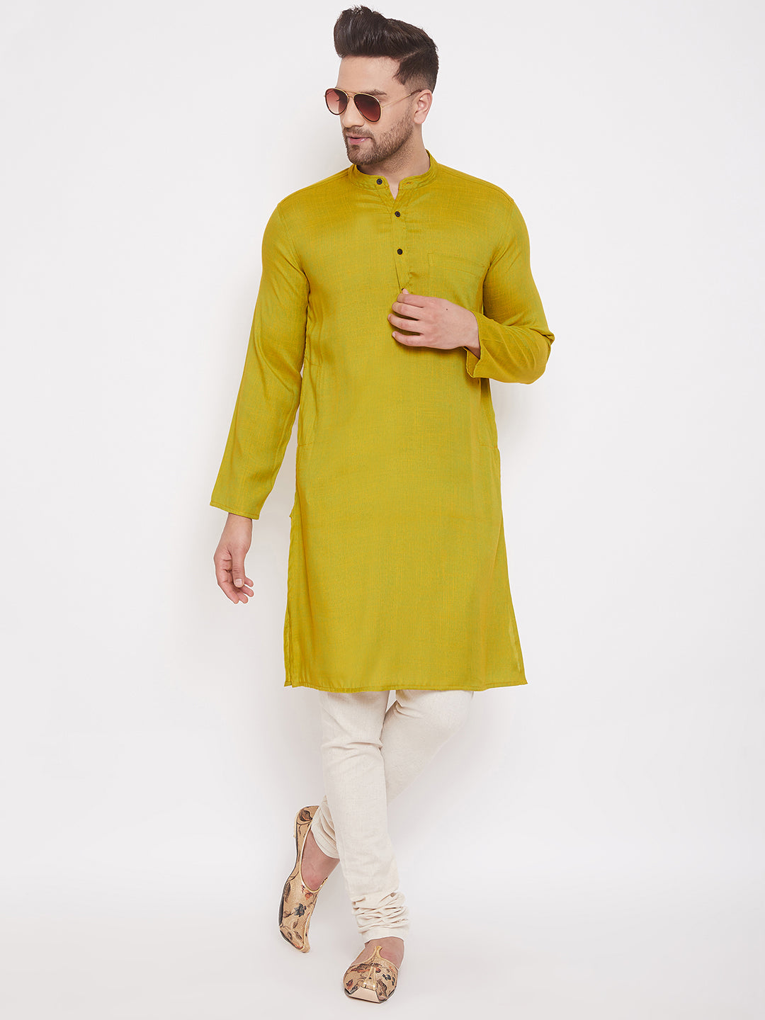 Men's Haldi Yellow Kurta