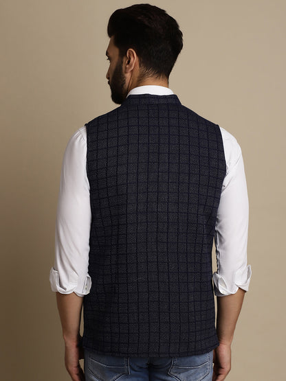 Men's Mandarin Collar Waistcoat