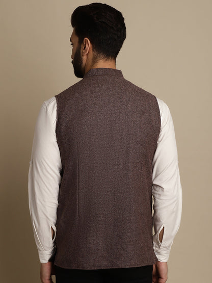 Men's Mandarin Collar Waistcoat