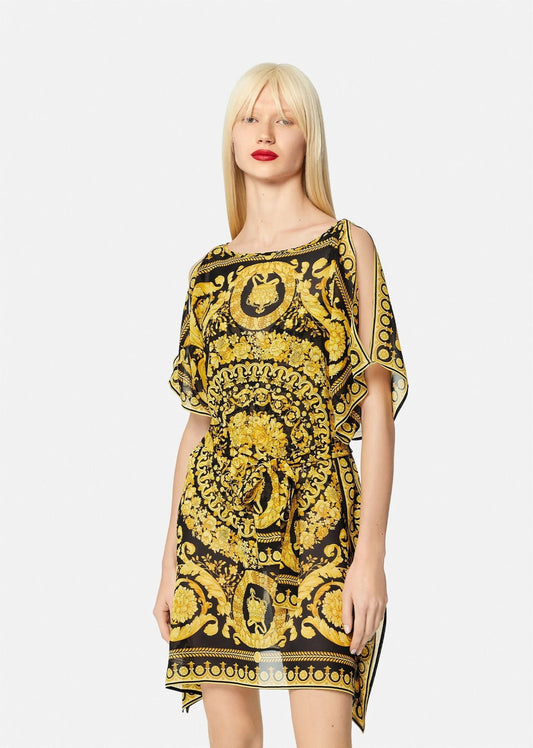 Women's The Versace Print Kaftan With Belt