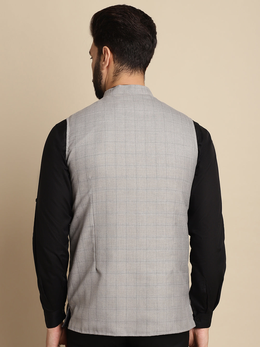 Men's Mandarin Collar Waistcoat