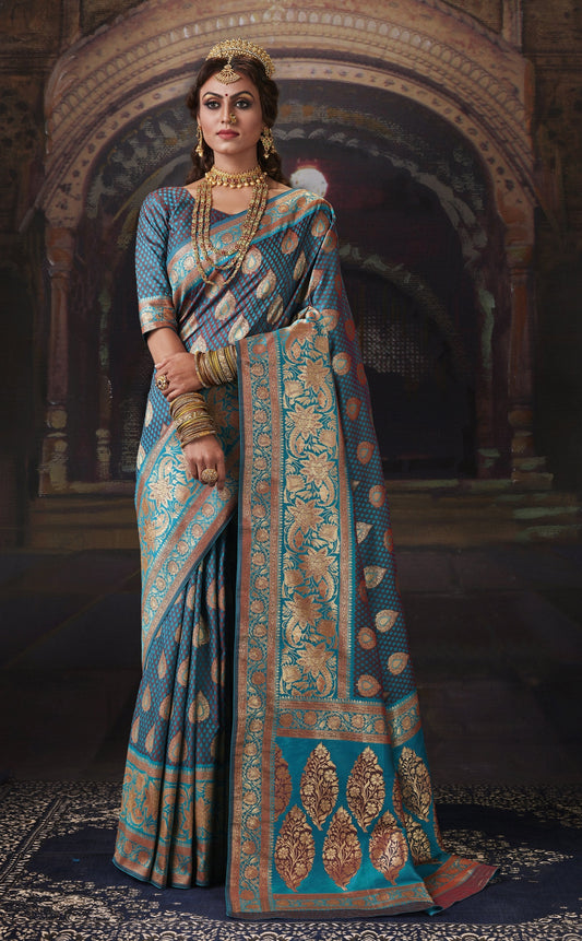 Women's Banrasi Silk Designer Function Wear Saree