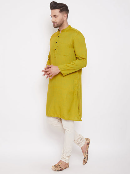 Men's Haldi Yellow Kurta