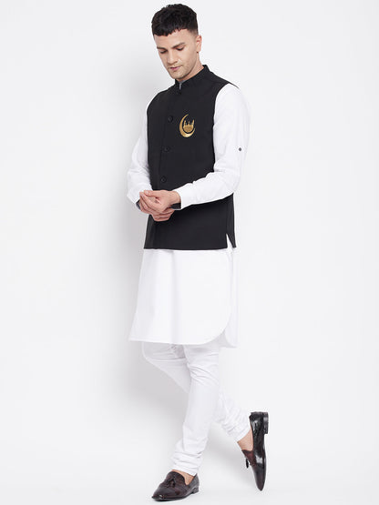 Men's Nehru Jacket With Eid Insignia