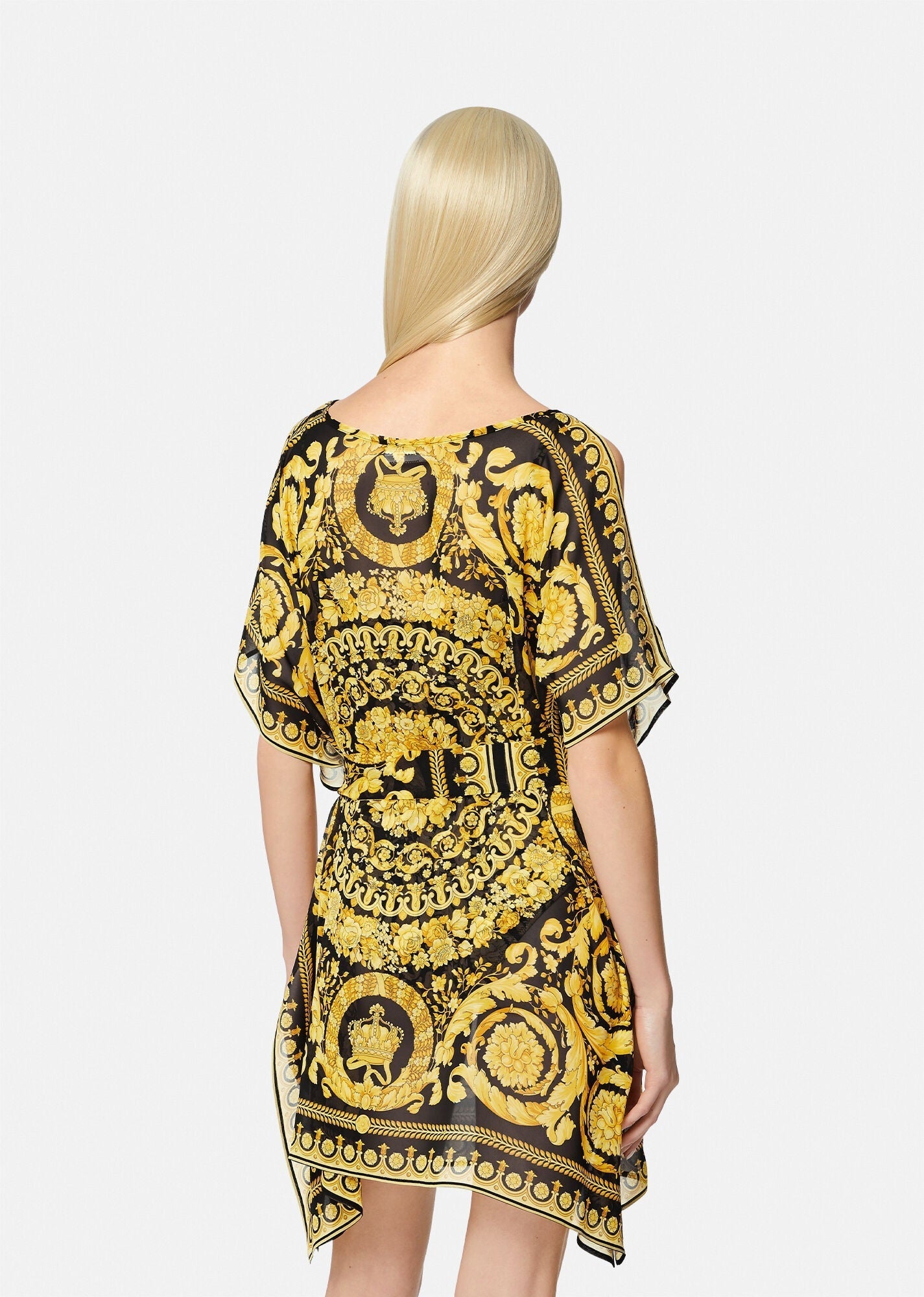 Women's The Versace Print Kaftan With Belt