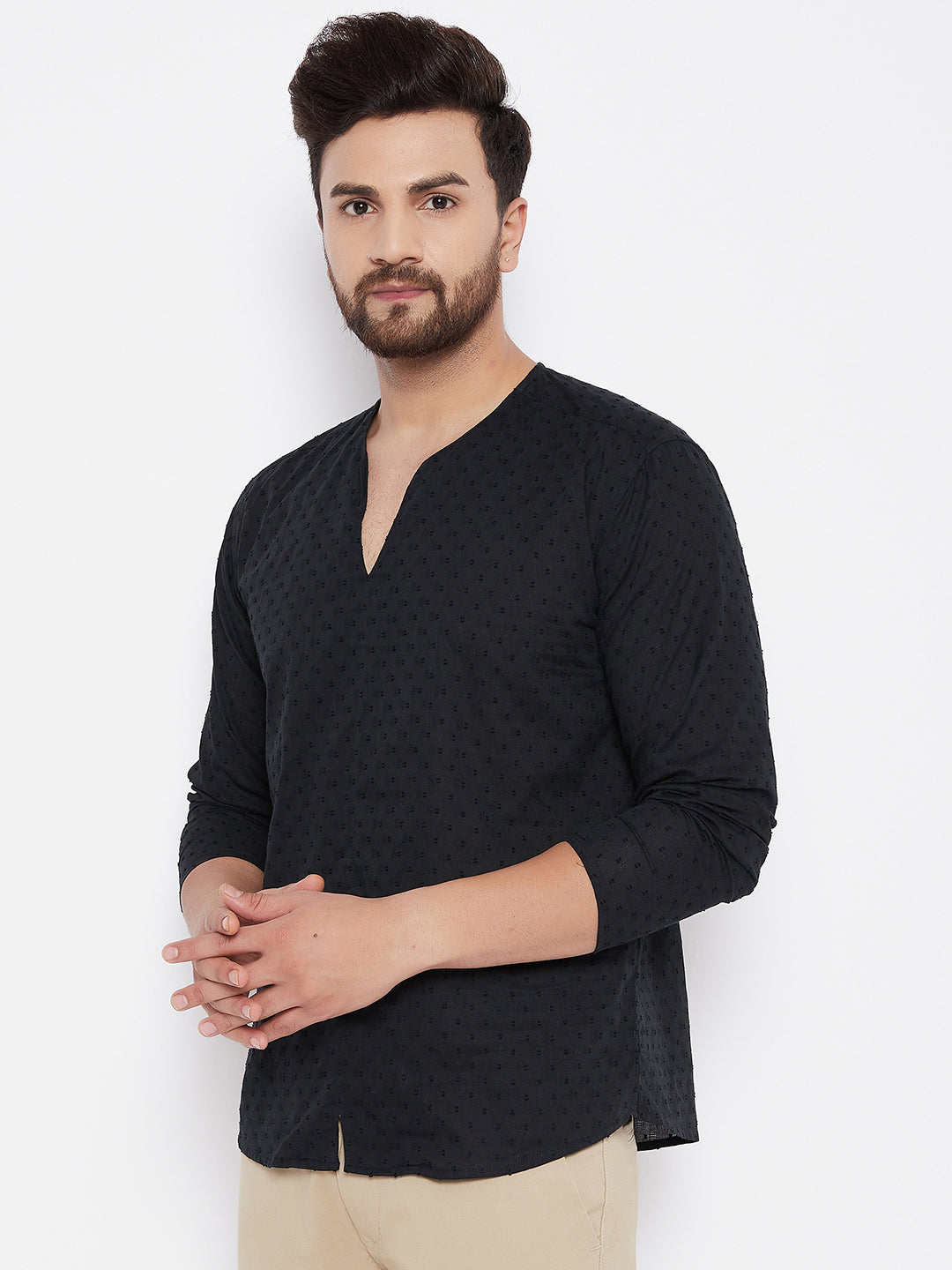 Men's Solid Pure Cotton Kurta