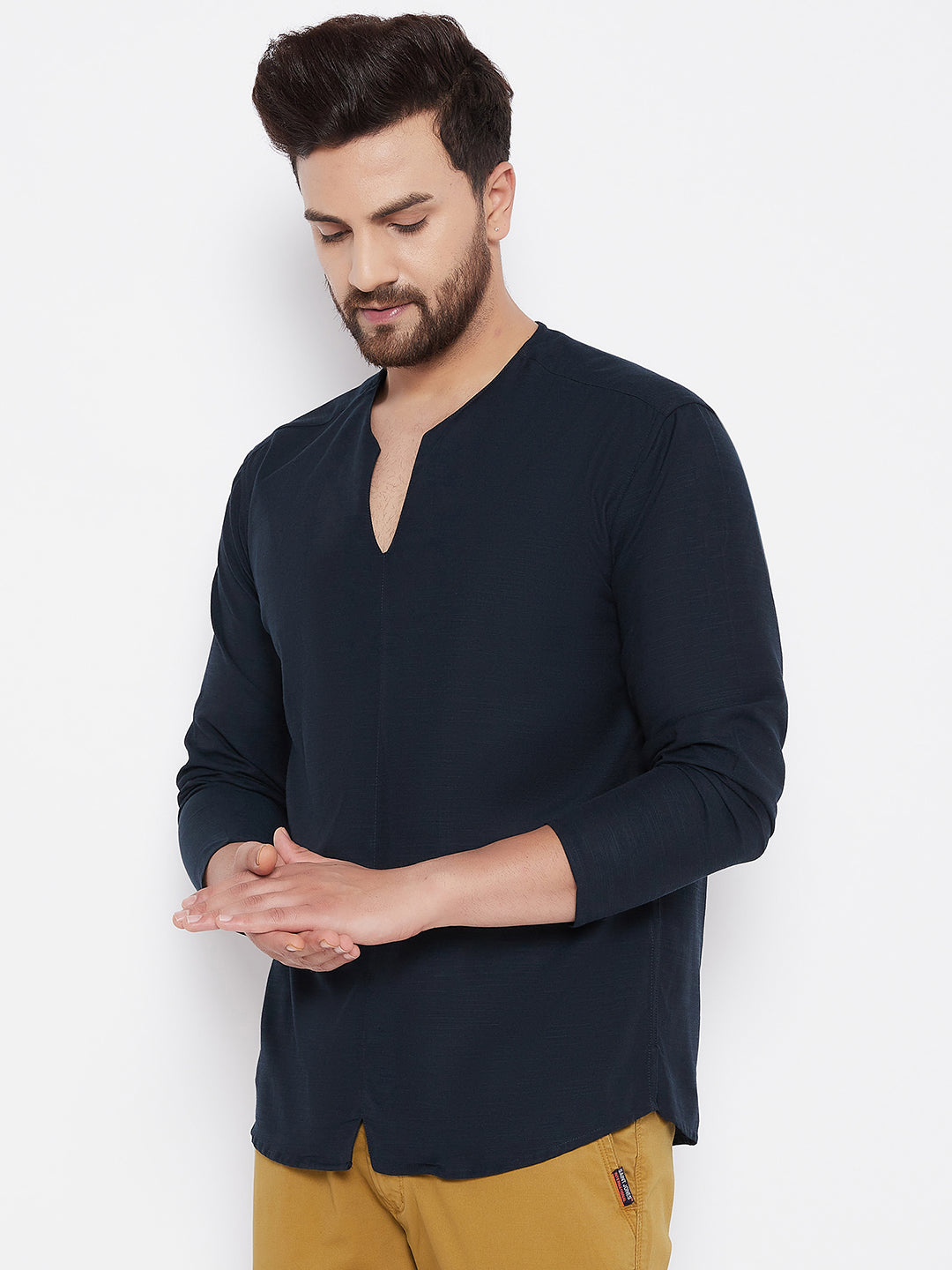 Men's Solid Pure Cotton Kurta