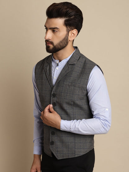 Men's Waistcoat With Notched Lapel