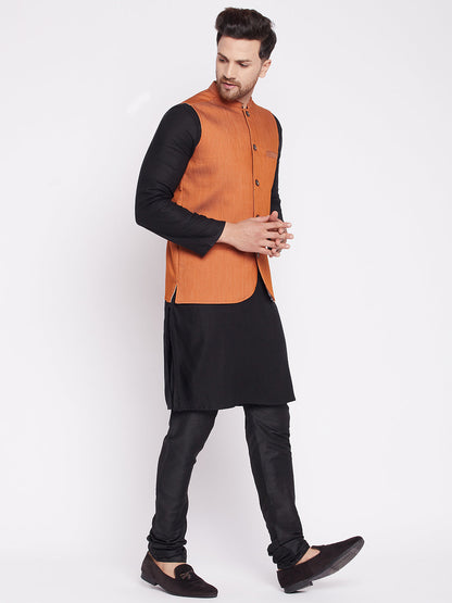 Men's Nehru Jacket with welt pockets -