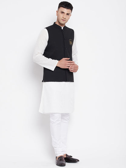 Men's Nehru Jacket With Eid Insignia