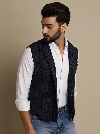 Men's Waistcoat With Notched Lapel