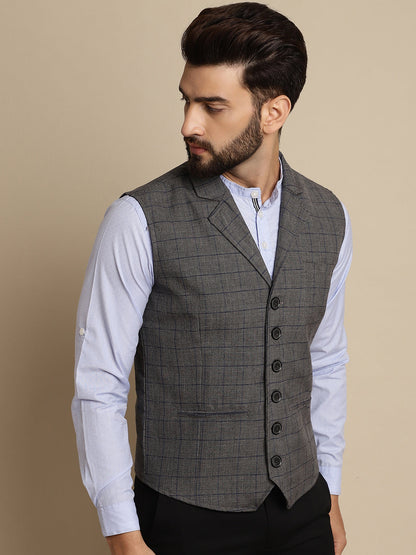 Men's Waistcoat With Notched Lapel