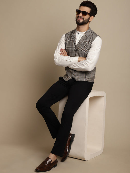 Men's Waistcoat With Notched Lapel