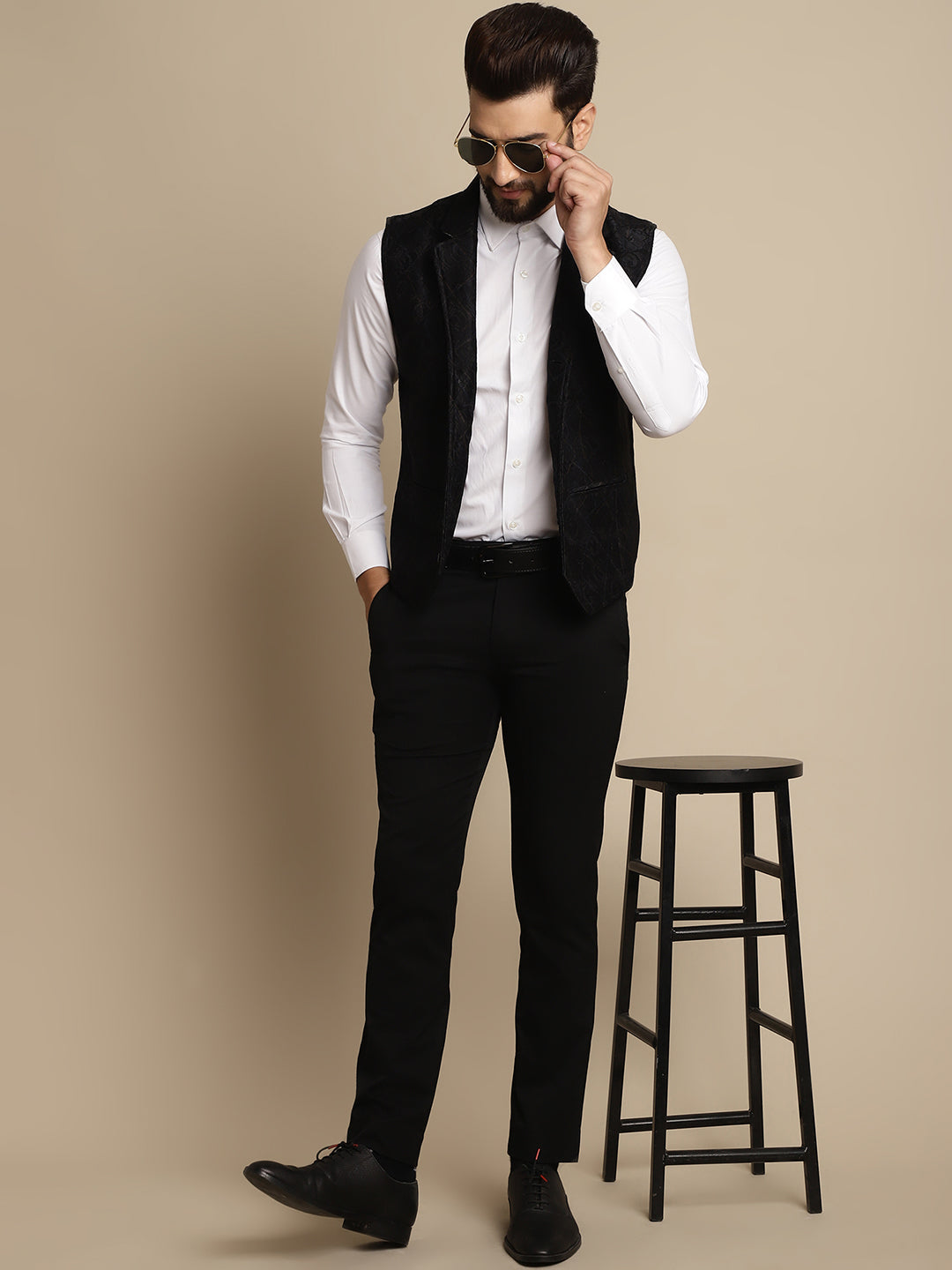 Men's Waistcoat With Notched Lapel