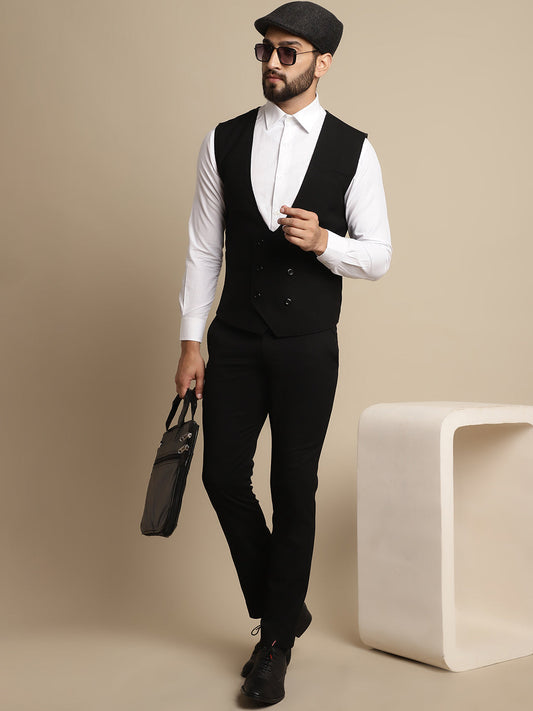 Men's Double Breast Waist Coat