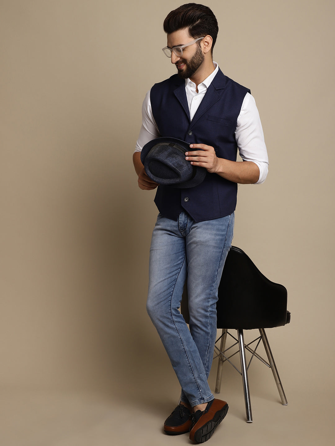 Men's Waistcoat With Notched Lapel