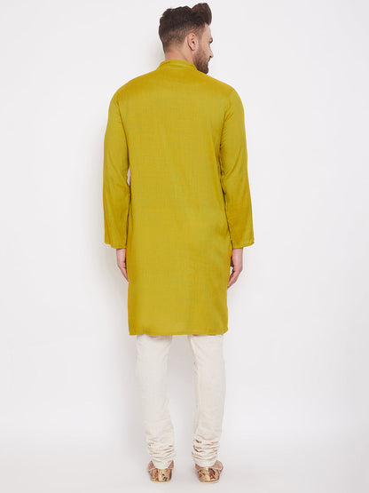 Men's Haldi Yellow Kurta