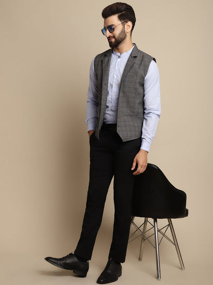 Men's Waistcoat With Notched Lapel