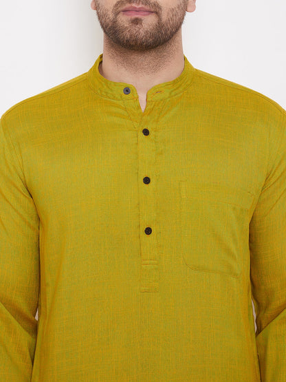 Men's Haldi Yellow Kurta