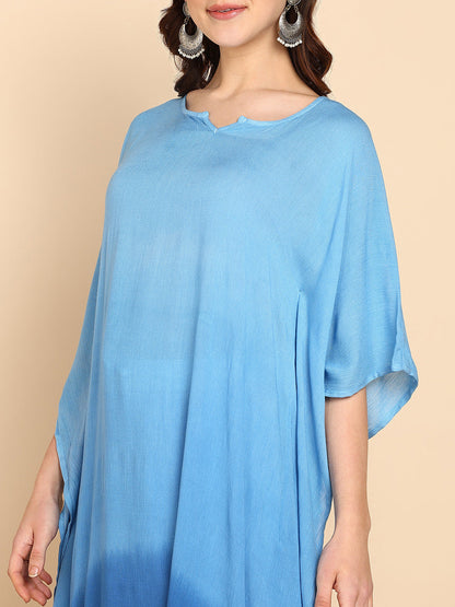 Women's Pink Crepe Kaftan