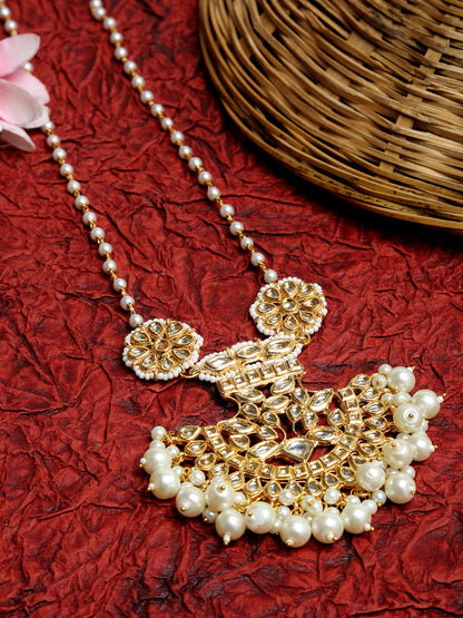 Women's Long Kundan Neckpiece