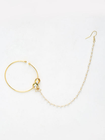 Double Kundan Nose Ring