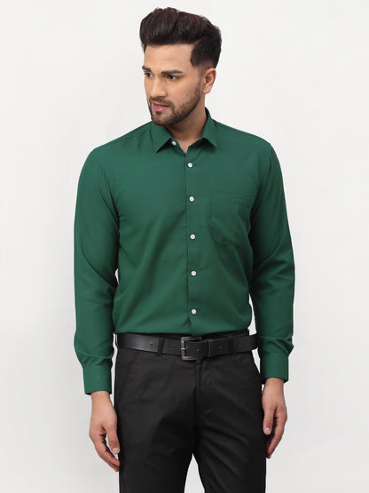 Men's Olive Solid Formal Shirts ( SF 777Olive )